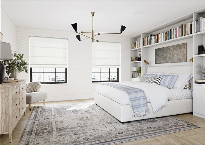 Mayfair, White - Roman Blind - Image 7